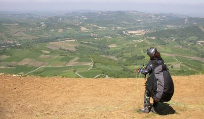 In decollo prima di 'buttarsi' In decollo prima di 'buttarsi'