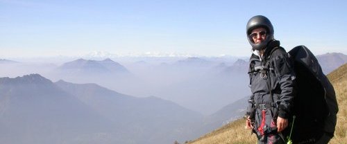 In decollo al Pian delle Betulle In decollo al Pian delle Betulle