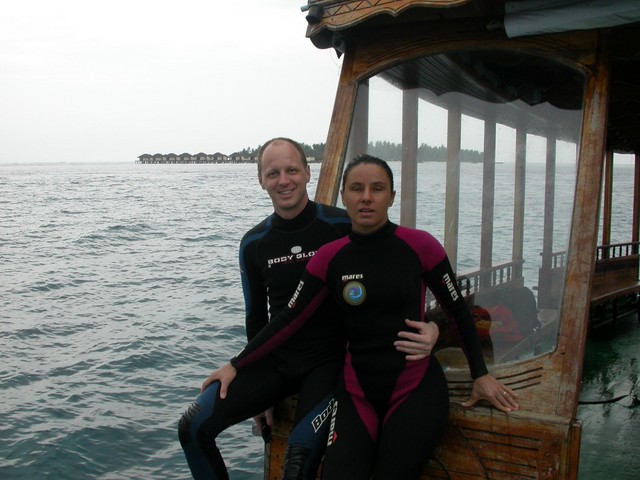 Con Rudi alle Maldive