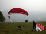 Rudi e Piego in decollo al Farno